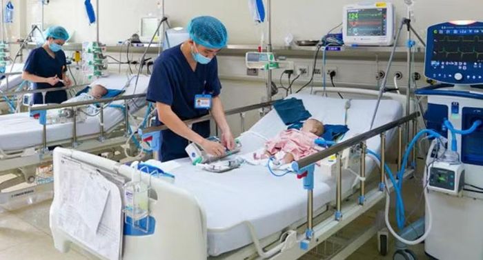 Từ đầu năm đến ngày 9/7, Bệnh viện Nhi Trung ương đã ghi nhận 2.777 ca dương tính với virus Adeno. Ảnh minh họa: Bệnh viện Nhi Trung ương