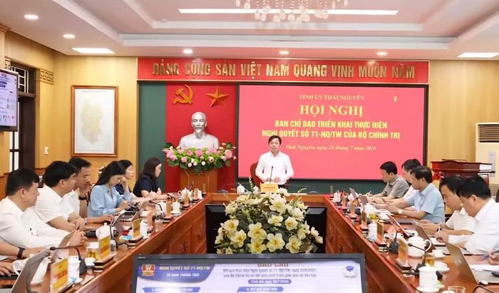 Thái Nguyên tổ chức hội nghị Ban chỉ đạo triển khai thực hiện Nghị quyết số 71-NQ/TW của Bộ Chính trị về đột phá phát triển giáo dục và đào tạo.