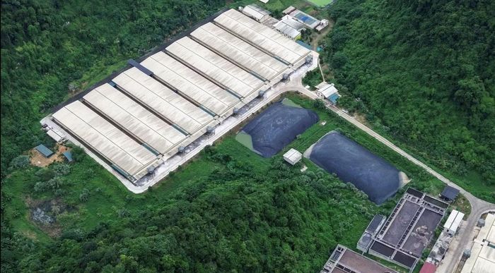 Các khu chuồng nuôi trong trang trại. Ảnh: TP.