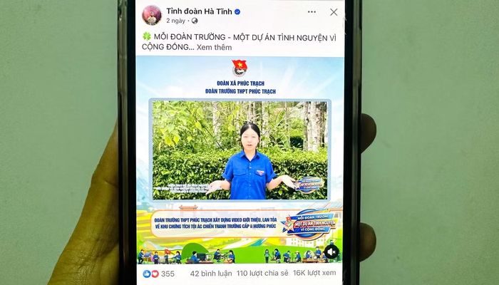Lan tỏa phong trào "Mỗi đoàn trường THPT một dự án tình nguyện vì cộng đồng".