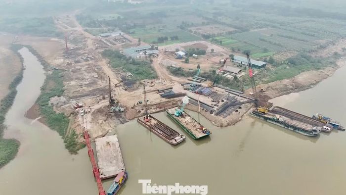 Dự án cầu Thượng Cát. Ảnh chụp tháng 1/2026