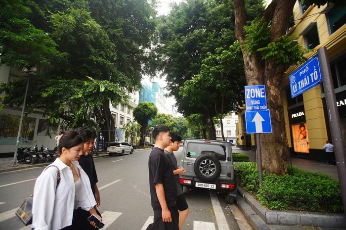 Khu vực phát thải thấp từ phố Lý Thái Tổ.