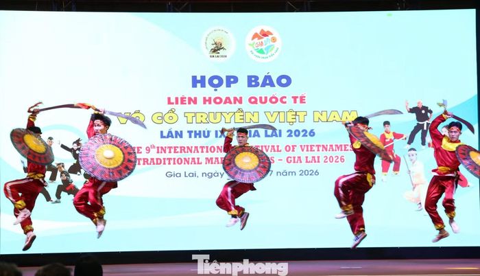 Hồ sơ Võ cổ truyền Bình Định đang được trình UNESCO xem xét ghi danh vào danh sách Di sản văn hóa phi vật thể đại diện của nhân loại. Ảnh: Trương Định.