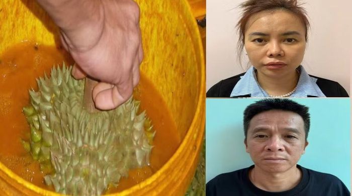 Đối tượng Nguyễn Ái Châu và Trần Quốc Thái.