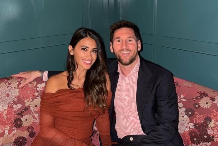 Messi và vợ. Ảnh: Instagram Antonela Roccuzzo