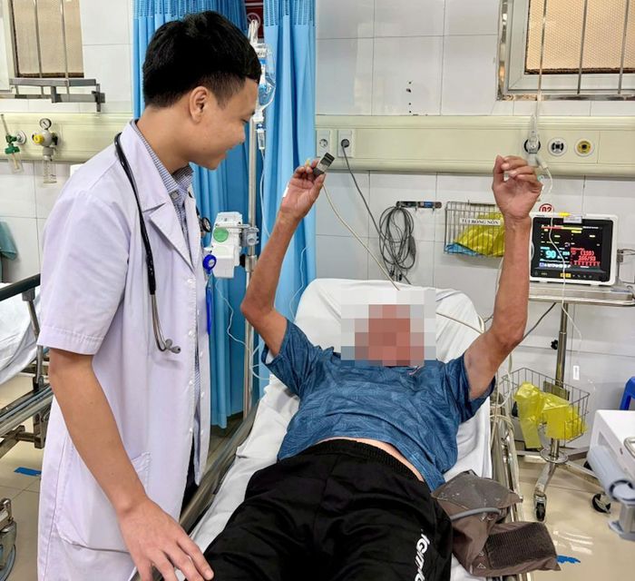 Bệnh nhân đã qua cơn nguy kịch. Ảnh: BVCC