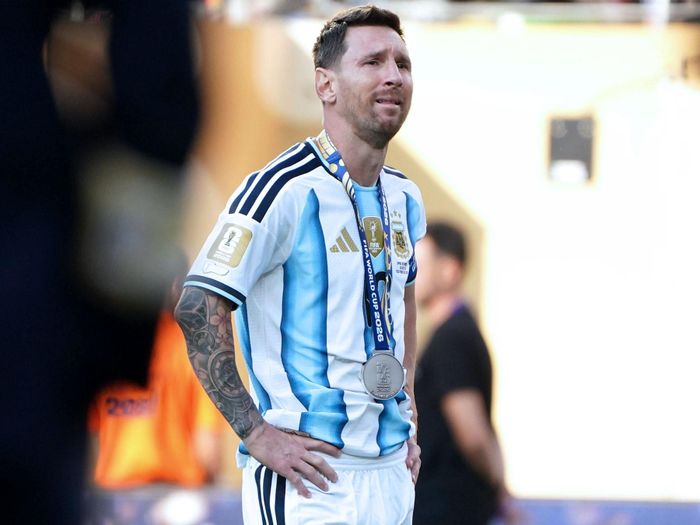 Đây có thể là những hình ảnh cuối cùng của Messi ở World Cup. Ảnh: Clarin