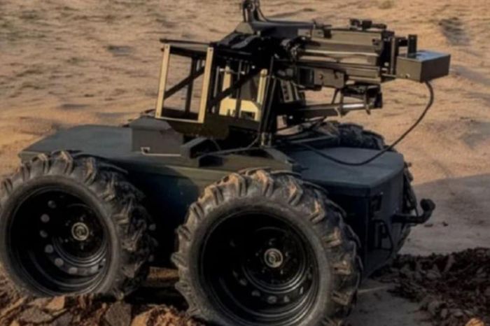 UGV Zmiy Mini Strike. Ảnh: Bộ Quốc phòng Ukraine