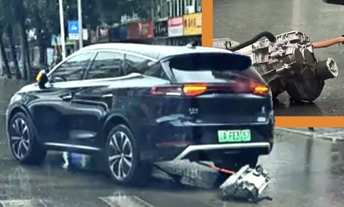 BYD lên tiếng vụ SUV Tang "rụng cụm động cơ" giữa đường ngập nước
