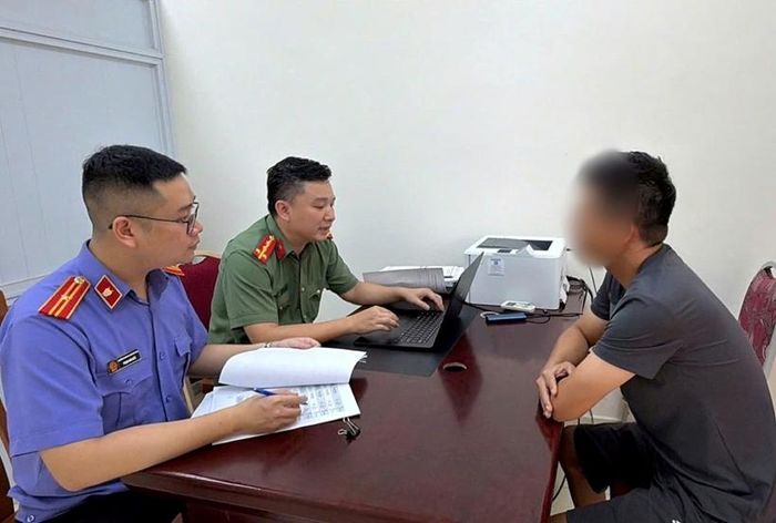Đối tượng Đ.V.Q làm việc tại cơ quan Công an.