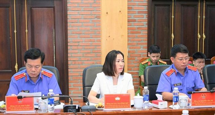 Lãnh đạo Vụ Kiểm sát giam giữ và thi hành án hình sự (Vụ 8), VKSND tối cao; lãnh đạo Ban Dân chủ, Giám sát và Phản biện xã hội, Ủy ban Trung ương Mặt trận Tổ quốc Việt Nam.