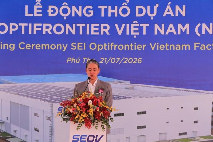 Đại diện lãnh đạo doanh nghiệp phát biểu