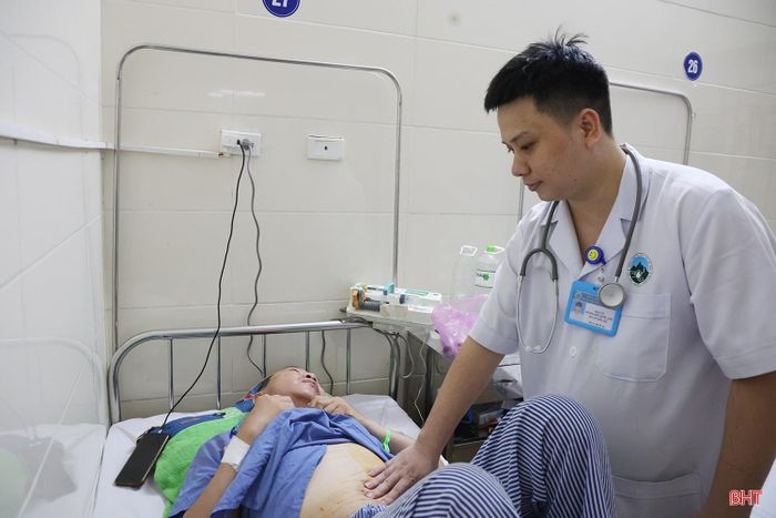 Sau khi tán sỏi bằng laser công suất cao, bệnh nhân hồi phục nhanh chóng, rút ngắn thời gian nằm viện.