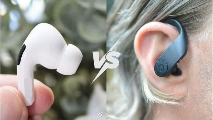 AirPods đeo nhẹ, thoải mái, Beats bám chắc khi vận động.
