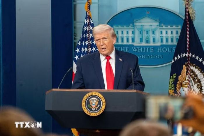 Tổng thống Mỹ Donald Trump. (Ảnh: THX/TTXVN)