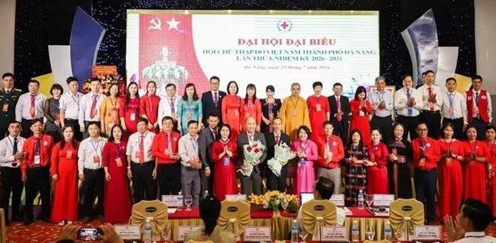 Ra mắt Ban Chấp hành Hội Chữ thập đỏ TP Đà Nẵng nhiệm kỳ 2026 - 2031. (Ảnh: UBMTTQ Việt Nam TP Đà Nẵng)