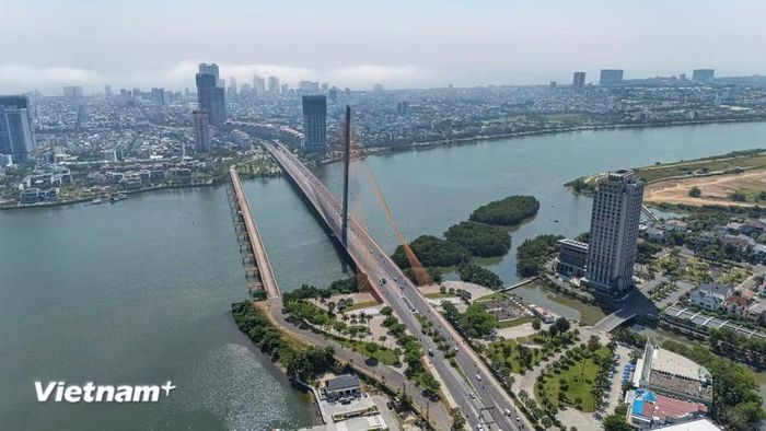 Cầu Trần Thị Lý, thành phố Đà Nẵng. (Ảnh: Thanh Phong/Vietnam+)