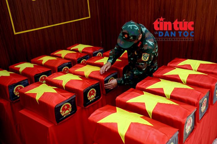 Các hài cốt liệt sĩ được tìm thấy tại Công viên Lê Thị Riêng.