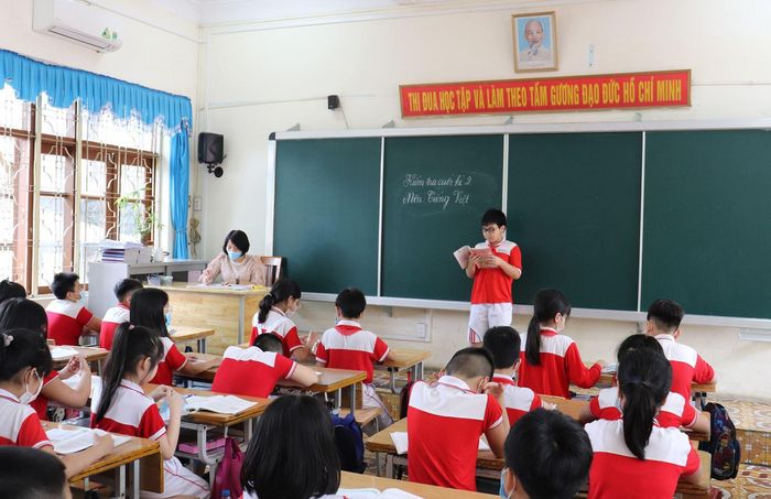 Học sinh trường Tiểu học Trần Hưng Đạo (TP Hạ Long). Ảnh tư liệu: baoquangninh.com.vn
