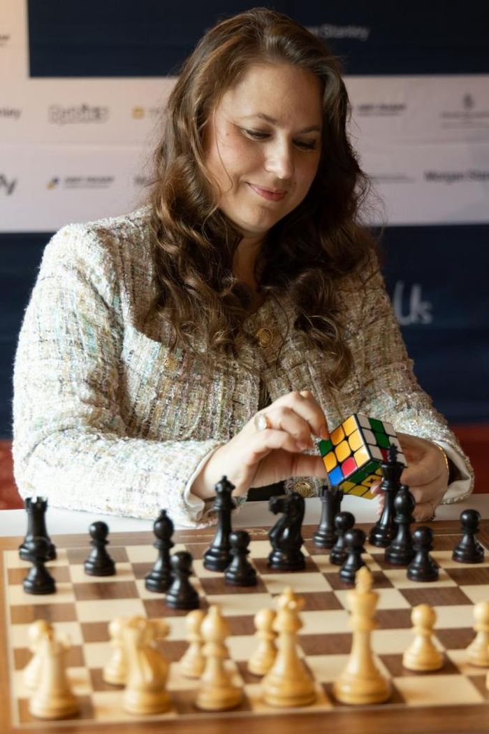 Đại kiện tướng cờ vua Judit Polgar. Ảnh: Xinhua