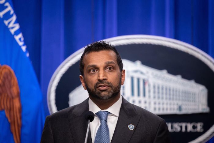 Giám đốc FBI Kash Patel trong cuộc họp báo tại Washington DC. Ảnh: Anadolu Agency/TTXVN phát