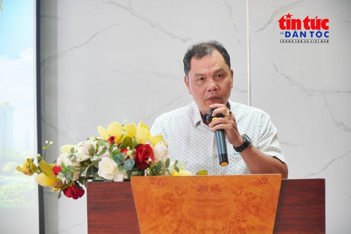 Ông Võ Ngọc Hải, Phó giám đốc SIHUB (Sở Khoa học và Công nghệ TP Hồ Chí Minh) phát biểu tại sự kiện.