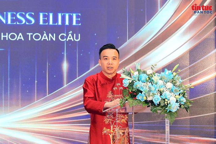 Trưởng Ban tổ chức Vũ Đình Thao phát biểu tại lễ công bố cuộc thi.
