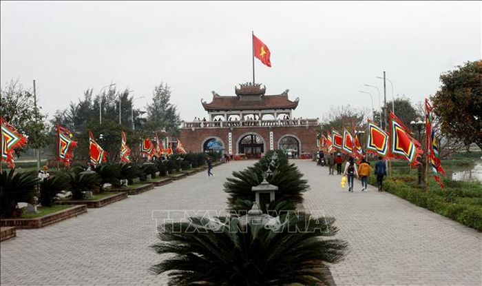 Quang cảnh di tích quốc gia đặc biệt Khu lăng mộ và đền thờ các vị vua triều Trần. Ảnh tư liệu: Thế Duyệt/TTXVN