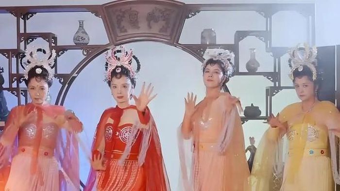 Bốn diễn viên trong buổi gặp mặt. Ảnh: CMH.