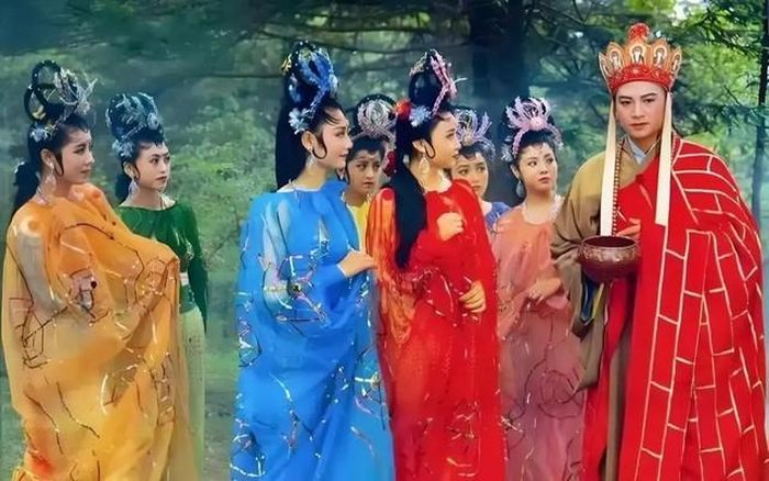 7 yêu nhền nhện trong phim "Tây du ký" 1986. Ảnh: CMH.