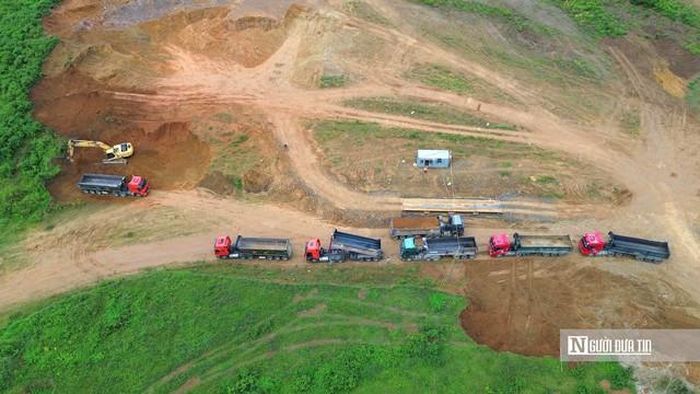 Cụm Công nghiệp Cẩm Sơn - nơi chủ đầu tư đang tận thu khoáng sản.