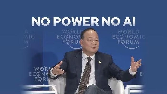 Chủ tịch CATL Tăng Dục Quần với tuyên bố nổi tiếng "Không có điện, sẽ không có cuộc cách mạng AI". Ảnh: Sohu.