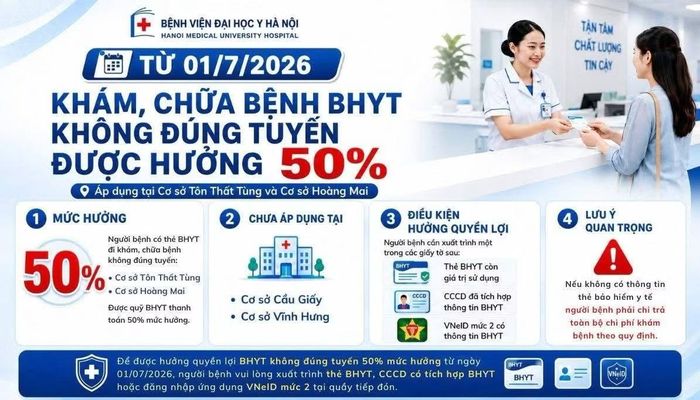 Những lưu ý khi đến khám "trái tuyến" tại BV Đại học Y Hà Nội