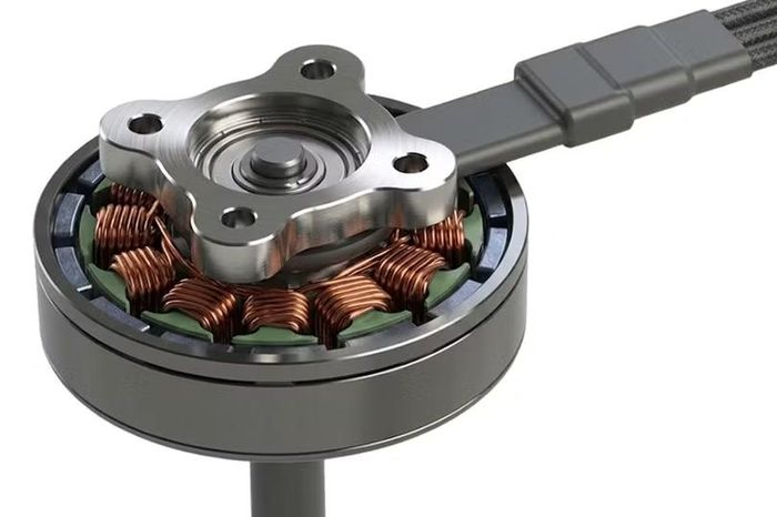 Động cơ điện do Valeo phát triển cho drone, không sử dụng đất hiếm nặng. Ảnh: Valeo.