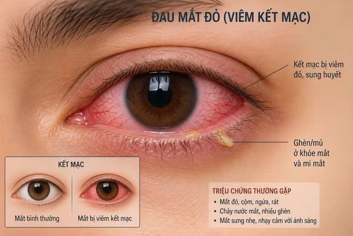 Cách nhận biết khi bi đau mắt đỏ