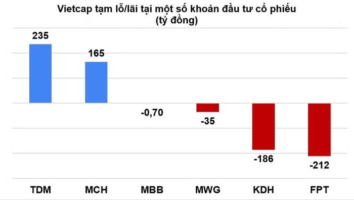 Nguồn: Thống kê báo cáo tài chính Vietcap.