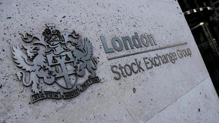 Biểu tượng của Sở giao dịch chứng khoán London (LSEG). Ảnh: Bnews/vnanet.vn phát