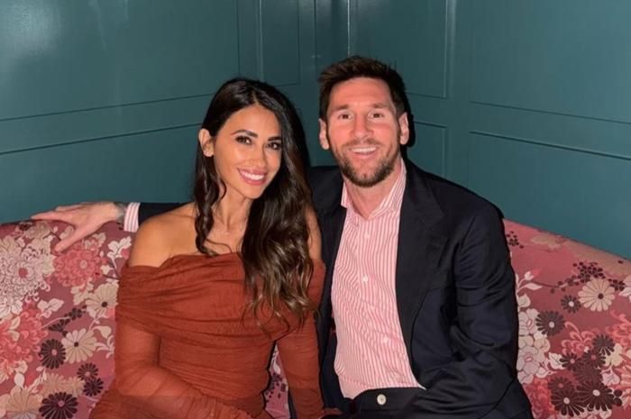 Messi và vợ. Ảnh: Instagram Antonela Roccuzzo