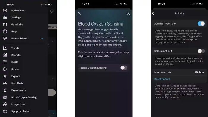 Một trong những tính năng tiêu tốn pin nhiều nhất là theo dõi nồng độ oxy trong máu (Blood Oxygen Sensing)