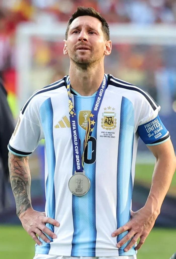 Messi thừa nhận Argentina “đau đớn” sau thất bại cay đắng trong trận chung kết World Cup. Ảnh: Shutterstock Editorial