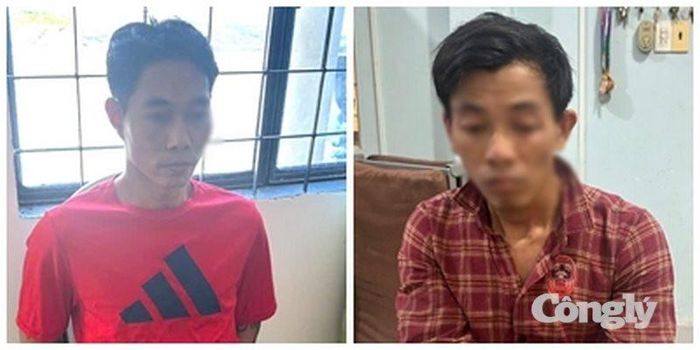 Đối tượng Nguyễn Nhật Linh, Trần Thanh Qui (từ trái sang)