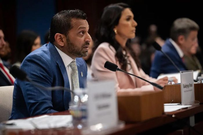 Giám đốc Cục Điều tra Liên bang Mỹ (FBI) Kash Patel điều trần trước Ủy ban Tình báo Hạ viện Mỹ. Ảnh: Getty Images.