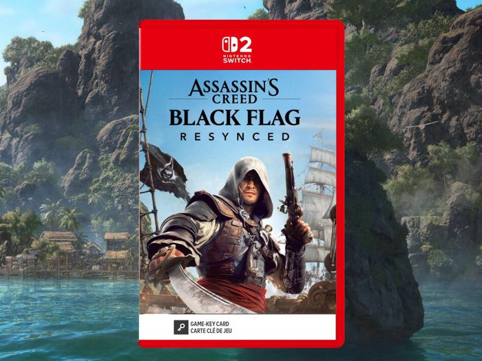 Hình ảnh vỏ hộp Assassin's Creed: Black Flag Resynced được cho là của Nintendo Switch 2.