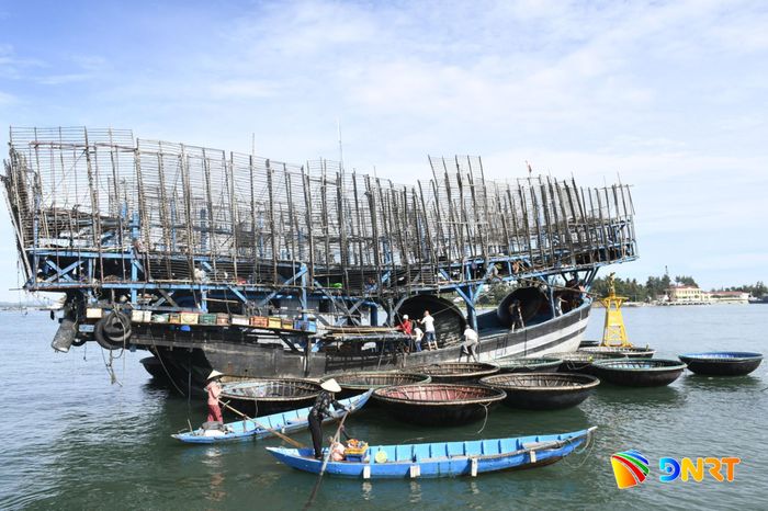Ngư dân xã Núi Thành sẵn sàng cho chuyến câu mực khơi xa bờ. Ảnh: QUANG VIỆT