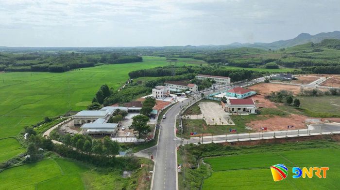Toàn cảnh trung tâm hành chính xã Tam Mỹ.