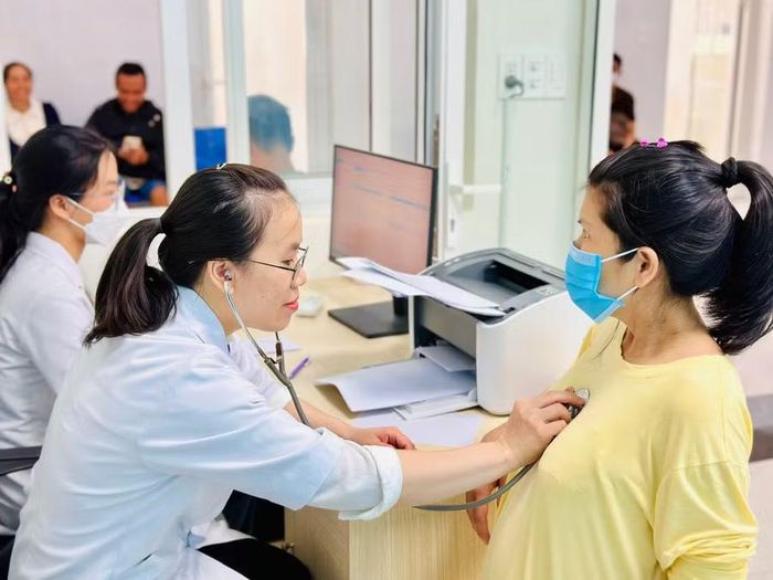 Ngay sau lễ công bố, Khối phụ sản đi vào hoạt động, bảo đảm an toàn, thông suốt. Ảnh: Như Nguyện