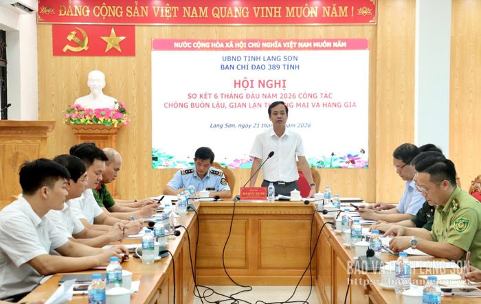 Lãnh đạo Sở Công Thương phát biểu tại hội nghị