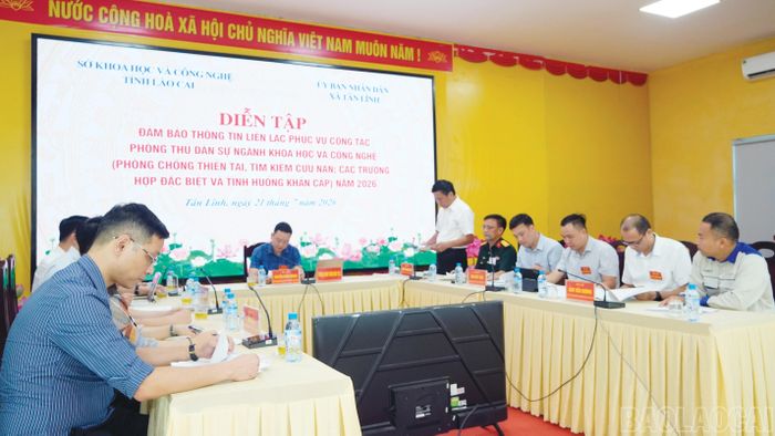 Diễn tập vận hành cơ chế.
