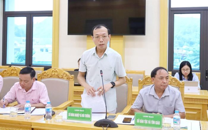 Các đại biểu phát biểu đề xuất các giải pháp nâng cao hiệu quả của hoạt động tín dụng chính sách.