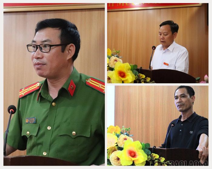 Các đại biểu trình bày tham luận tại hội nghị.
